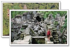 Beng Melea temple tonkin travel