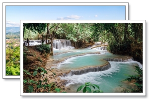 Luang Prabang - Bamboo Experience - Kuang Si Waterfall