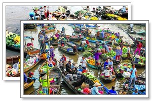 cairang floating markets