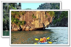 halong kayaking