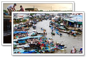 cai rang floating market