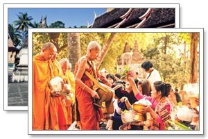 monk laos