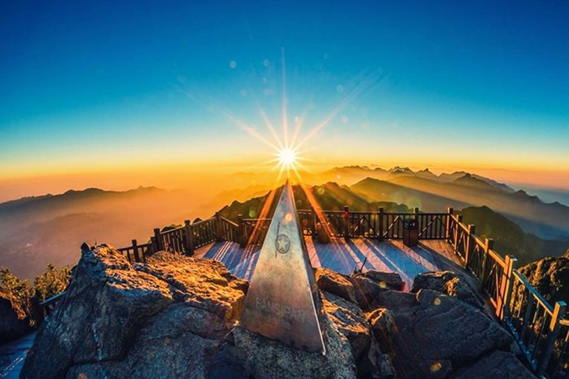 Mount Fanxipan in Lao Cai Province