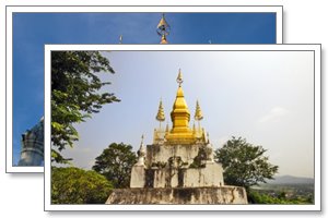 Mount Phousi laos
