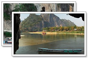 pak ou buddha cave, tonkin travel