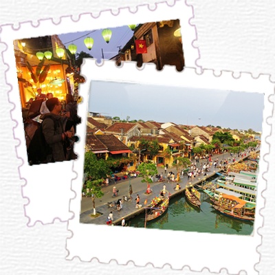 Ancient town hoi Vietnam Tra que